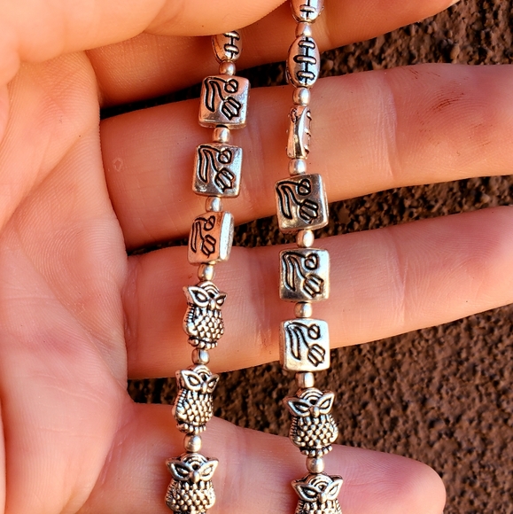 New Oversized Buddha Heads 925 Silver Tribal Necklace. - Picture 3 of 15